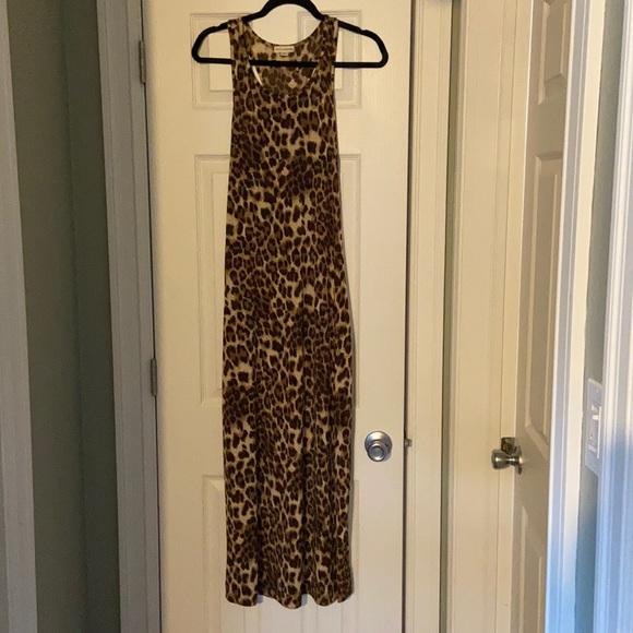 Cheetah Print Maxi Dress - Picture 1 of 2